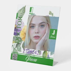 JIRANA VOETSTUK BORD RECLAMEBORD MET VOETSTUK
