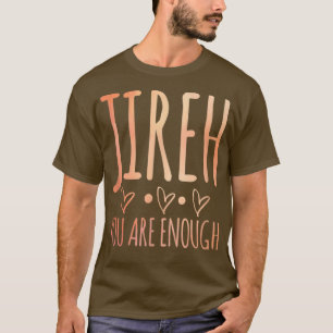 Jireh ik ben genoeg Christelijk geloof in Jezus T-shirt