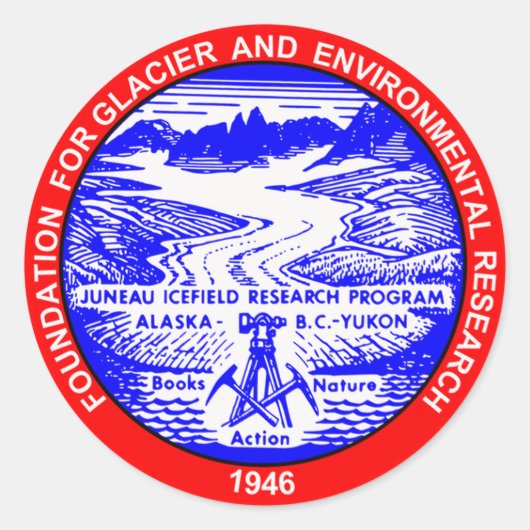 JIRP Kleur Logo Stickers — 3" rond (Voorkant)