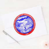 JIRP Kleur Logo Stickers — 3" rond (Envelop)