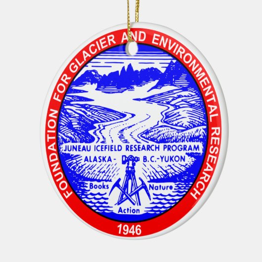 JIRP-kleurkerstboomversiering Keramisch Ornament (Links)