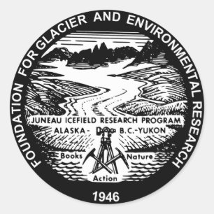 JIRP Zwart Logo Stickers 3" (6 elk)