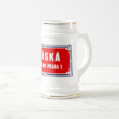 Jirská, Praag, Tsjechische straatnaam Bierpul (Voorkant rechts)