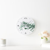 Jitaku Bamboo Leaves Clock Ronde Klok (Huis)