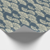 Jitaku Blue Lotus Wrapping Paper Cadeaupapier (Hoek)