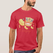 Jitaku Lion Dance Mannen T-Shirt (Voorkant)