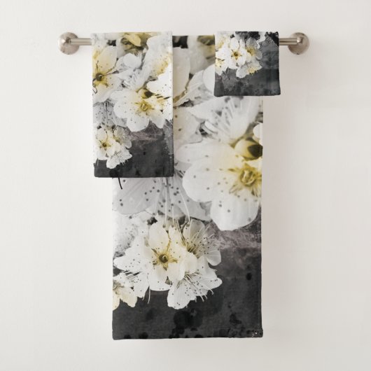 Jitaku Plum Blossom Bath Towel Set Bad Handdoek (Insitu)
