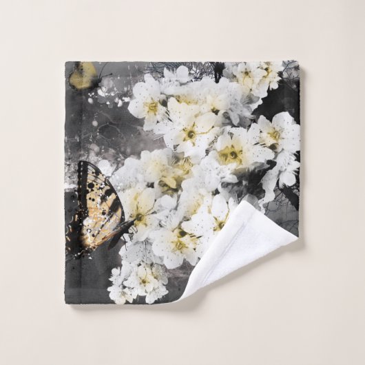 Jitaku Plum Blossom Bath Towel Set Bad Handdoek (Wasdoekje)