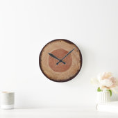 Jitaku Tree Rings Clock Ronde Klok (Huis)