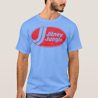 Jitney Oerwoud  uiterlijk vervaagd ontwerp T-shirt