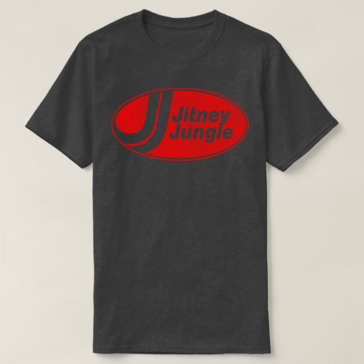 Jitney Oerwoud uiterlijk vervaagd ontwerp T-shirt (Design voorkant)