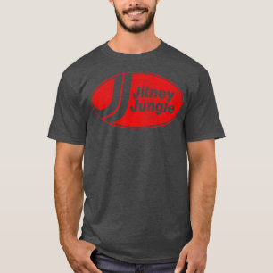 Jitney Oerwoud  uiterlijk vervaagd ontwerp T-shirt