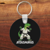 Jitsusaurus Dinosaur Karate Martial Arts Plezier F Sleutelhanger (Voorkant)
