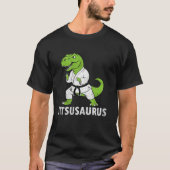 Jitsusaurus Funny BJJ Braziliaans Jiu Jitsu Trex K T-shirt (Voorkant)