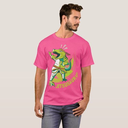 Jitsusaurus Jiu Jitsu T-shirt (Voorkant volledig)