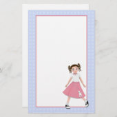 Jitter Bug Retro Dance Stationery Briefpapier (Voorkant / Achterkant)