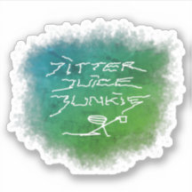 Jitter Juice Junkie - transparante koffiekunst.