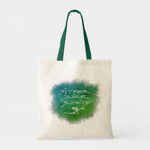 Jitter Juice Junkie - transparante koffiekunst. Tote Bag