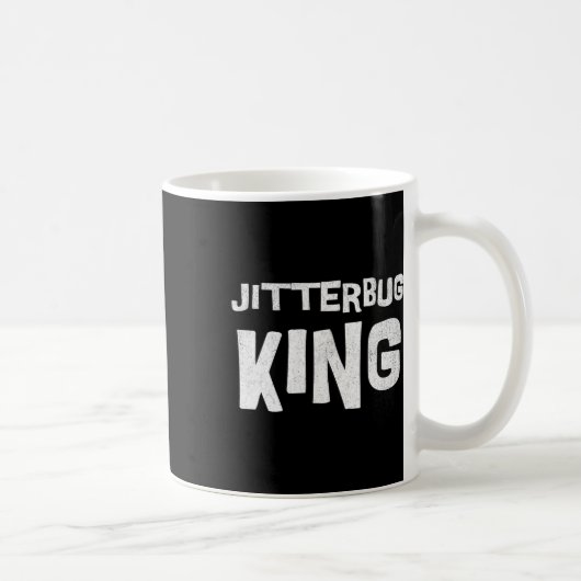 Jitterbug Dance King Swing Dancing Lindy Hop Dance Koffiemok (Rechts)