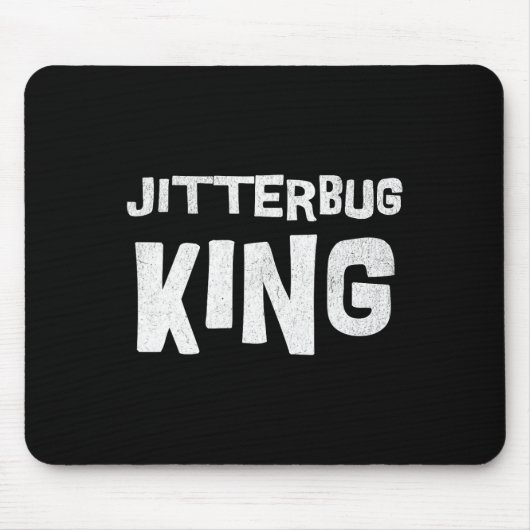 Jitterbug Dance King Swing Dancing Lindy Hop Dance Muismat (Voorkant)