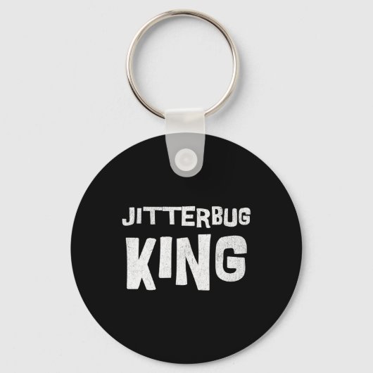 Jitterbug Dance King Swing Dancing Lindy Hop Dance Sleutelhanger (Voorkant)
