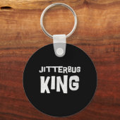 Jitterbug Dance King Swing Dancing Lindy Hop Dance Sleutelhanger (Voorkant)