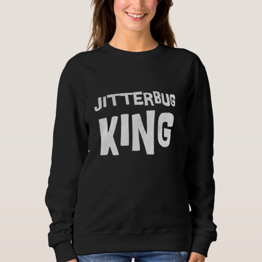 Jitterbug danskoning swing dansen Lindy hop dans Trui (Voorkant)