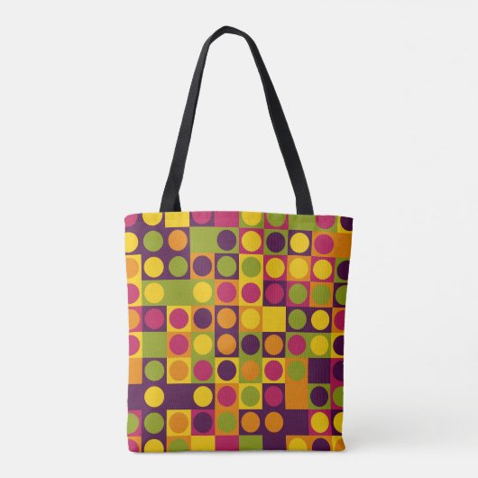 Jitterbug Dotscape Tote Bag (Achterkant)