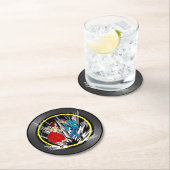 Jitterbug Shag Dancers Ronde Kartonnen Onderzetter (Insitu)