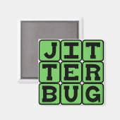 Jitterbug, Soort Dans Magneet (Voorkant / Achterkant)