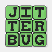 Jitterbug, Soort Dans Magneet (Voorkant)