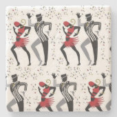 "Jitterbug" Stenen Onderzetter (Voorkant)