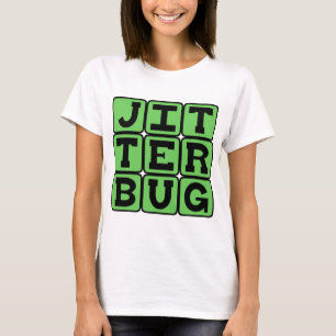 Jitterbug, type van Dans T-shirt