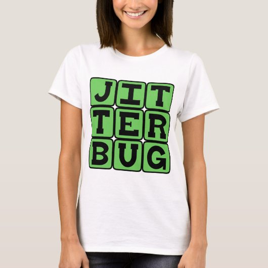 Jitterbug, type van Dans T-shirt (Voorkant)