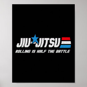 Jiu-jisu Bjj Mma Karate Martial Arts Poster