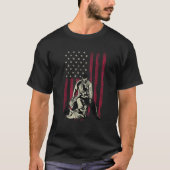 Jiu Jitsu  Amerikaanse vlag 4 juli T-shirt GI (Voorkant)