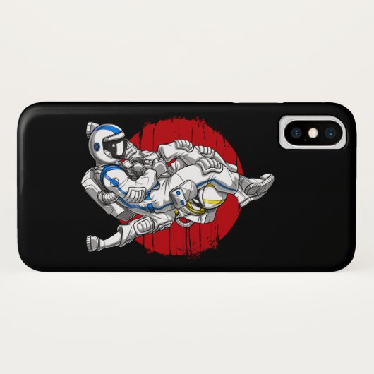Jiu-Jitsu Astronauts Case-Mate iPhone Case (Achterkant (horizontaal))