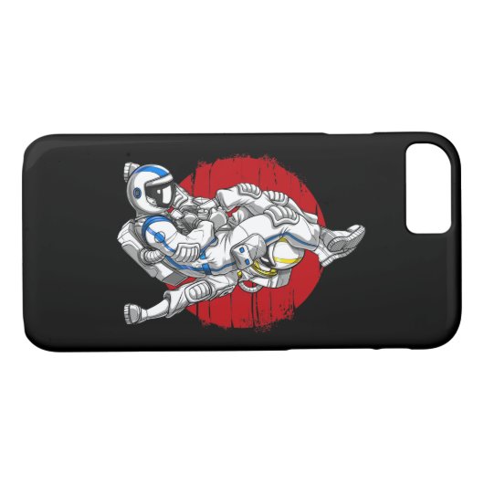 Jiu-Jitsu Astronauts Case-Mate iPhone Case (Achterkant (Horizontaal))