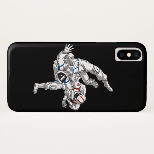 Jiu-Jitsu Astronauts Case-Mate iPhone Case (Achterkant (horizontaal))