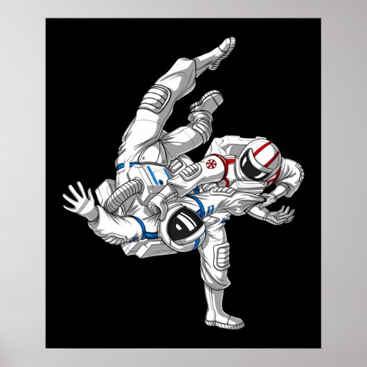 Jiu-Jitsu Astronauts Poster (Voorkant)
