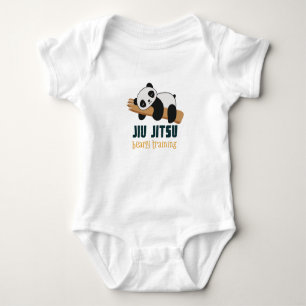 Jiu JItsu Bearly Training Panda  Romper