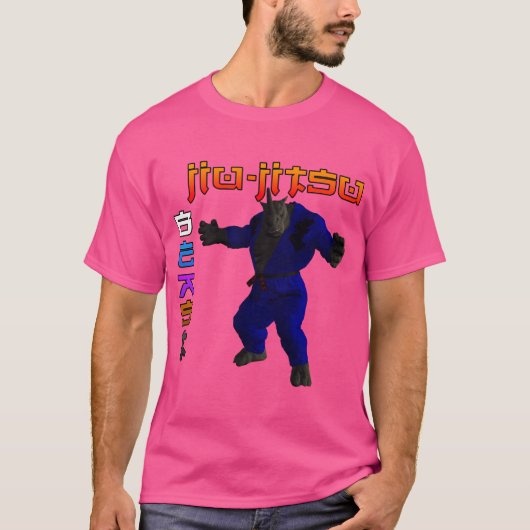 Jiu-Jitsu Beast Rhino T-shirt (Voorkant)