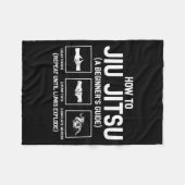 Jiu-Jitsu Beginner Jiu Jitsu Gids Funny Braziliaan Fleece Deken (Voorkant (Horizontaal))