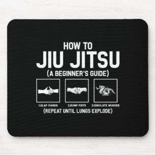 Jiu-Jitsu Beginner Jiu Jitsu Gids Funny Braziliaan Muismat