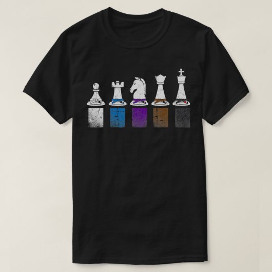 Jiu jitsu Belt Rank Chess BJJ T-shirt (Design voorkant)