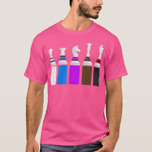 Jiu Jitsu BJJ Chess Belts Jiu Jitsu met Base Dist T-shirt