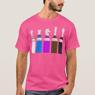 Jiu Jitsu BJJ Chess Belts Jiu Jitsu met Base Dist T-shirt