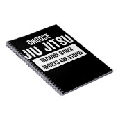 Jiu Jitsu BJJ kiest Jiu Jitsu omdat White Notitieboek (Rechterzijde)