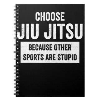 Jiu Jitsu BJJ kiest Jiu Jitsu omdat White Notitieboek