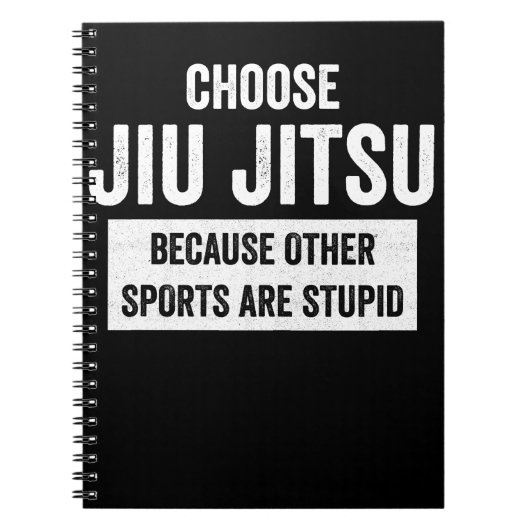 Jiu Jitsu BJJ kiest Jiu Jitsu omdat White Notitieboek (Voorkant)